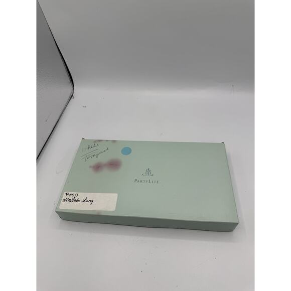 Partylite Ivory 10” Taper Candles P0711 Set of 6 – Off-White Hand-Dipped - Picture 2 of 4